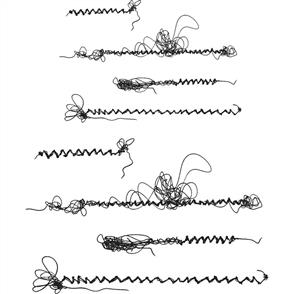 Stampers Anonymous Tim Holtz Cling Stamps 7"X8.5" - Stitches