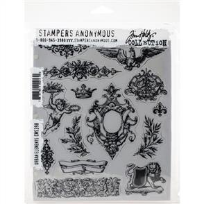 Stampers Anonymous Tim Holtz - Cling Stamps 7"X8.5" - Urban Elements