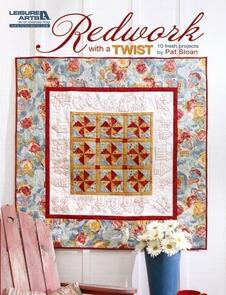 Leisure Arts Redwork With A Twist