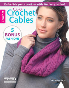 Leisure Arts Add-On Crochet Cables