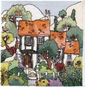 Michael Powell Cross Stitch Chart Pack: Cottage Gardens 1