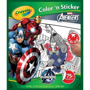 Crayola Color & Sticker Marvel Avengers