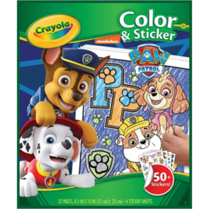 Crayola Color & Sticker Paw Patrol