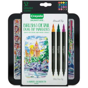 Crayola Signature Brush & Dual Tipped 16 Pack