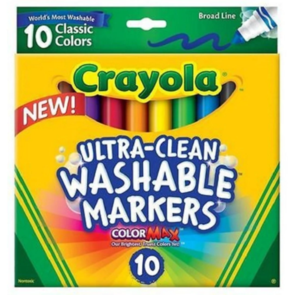 Crayola Ultra Clean Washable Markers 10Pk