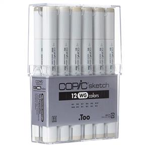 Copic Sketch Set 12 - Warm Grey