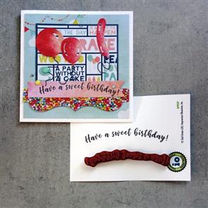 Impression Obsession Stamp - Have a Sweet Birthday!