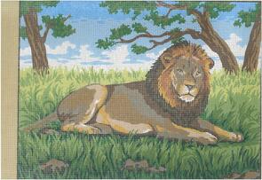 Collection D'Art Tapestry Canvas 40X50 Lion