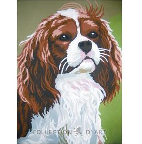 Collection D'Art Tapestry Canvas 40X50 Spaniel