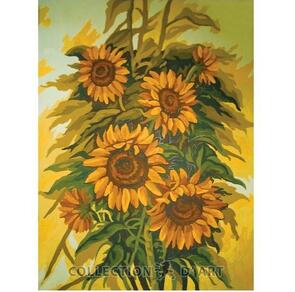 Collection D'Art Tapestry Canvas 40X50 Sunflowers