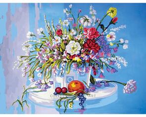 Collection D'Art Tapestry Canvas 40X50 Floral Arrangement