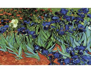 Collection D'Art Tapestry Canvas 60X90 Field Of Iris