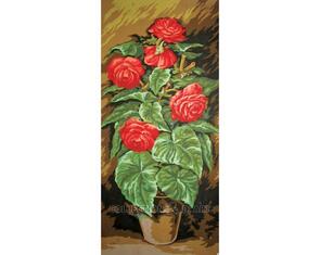 Collection D'Art Tapestry Canvas 30X60 Red Roses