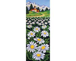 Collection D'Art Tapestry Canvas 30X60 Field Of Daisies