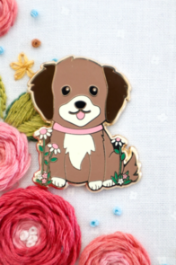 Flamingo Toes Needle Minder - Dasiy Puppy