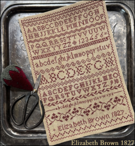 Assorted Cross Stitch Charts The Scarlet House - Elizabeth Brown 1827