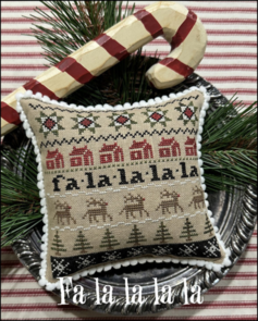 Assorted Cross Stitch Charts The Scarlet House - Fa la la la la
