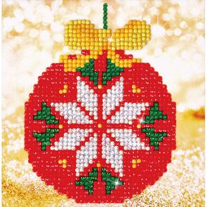 Diamond Dotz Red Bauble