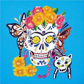 Diamond Dotz Cat Lady 32 x 32cm