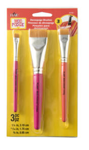 Mod Podge Decoupage Brush Set 3pc