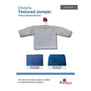 Broadway Yarns Child's Textured Jumper
