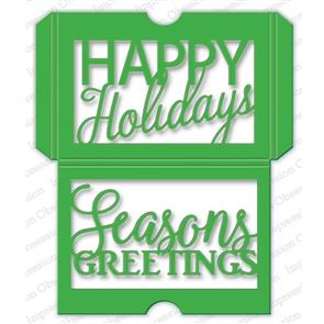 Impression Obsession Dies - Gift Card Pocket - Christmas