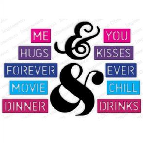 Impression Obsession Die - Ampersand Set