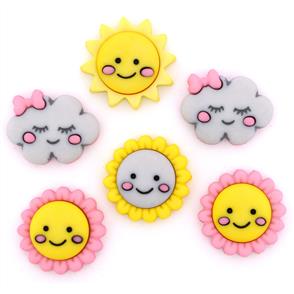 Dress It Up Buttons - Hello Sunshine