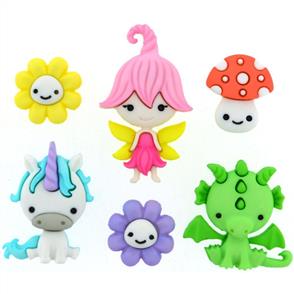 Dress It Up Buttons - Fairies Welcome