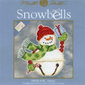 Mill Hill Bead & Cross Stitch Kit: Snowbells Freezy