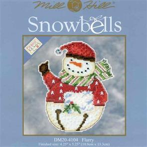 Mill Hill Bead & Cross Stitch Kit: Snowbells Flurry