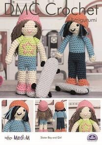 DMC Skater Boy and Girl Crochet Pattern