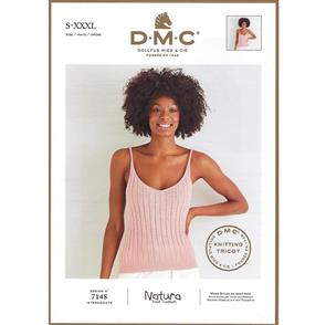 DMC 7148 - Woman's Cami Top - Knitting Pattern