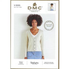 DMC 7151 - Cardigan - Knitting Pattern / Kit