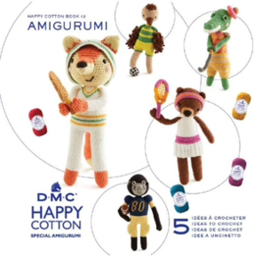 DMC Happy Cotton Amigurumi Pattern Book 13 - Sporting Animals