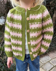 Petite Knit Key Cardigan Junior - Knitting Pattern / Kit