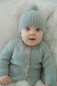 Lisa F BC87 - Taylor Cardi & Hat - Knitting Pattern / Kit