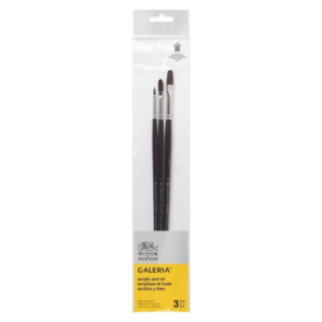 Winsor & Newton Galeria Brush Long Handle V2 - Set Of 3