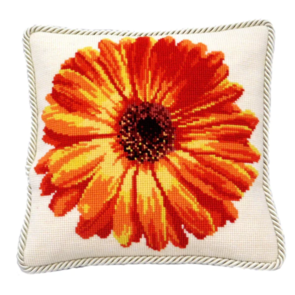 Elizabeth Bradley Tapestry Kit - Pot Marigold - Winter White