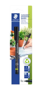 Staedtler Lumocolor Permanent Garden Marker - Card Of 1 Black