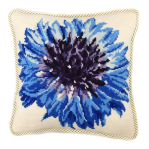 Elizabeth Bradley Tapestry Kit - Mountain Cornflower - Winter White