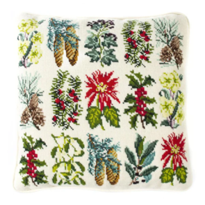 Elizabeth Bradley Tapestry Kit - Millefleur Winter - Winter White