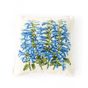 Elizabeth Bradley Tapestry Kit - Salvia - Winter White