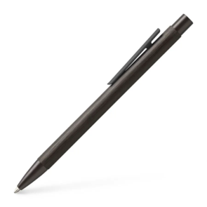 Faber-Castell Neo Slim Ballpoint Pen - All Blacks - Barked Aluminium