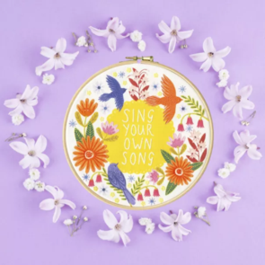 Bothy Threads Sew Happy Embroidery Kit - Sing