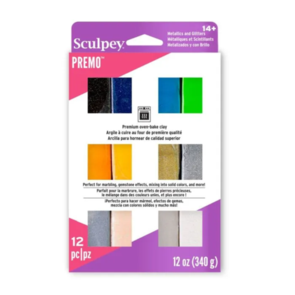 Sculpey Premo Metallics & Glitters Set/12