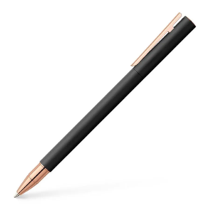 Faber-Castell Neo Slim Rollerball- All Blacks - Black/Rose Gold