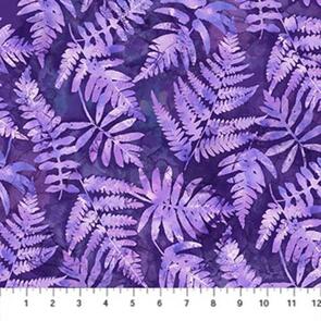 Northcott Lesley Riley Foliage - Teal Essence DP23743-86 LIGHT PURPLE