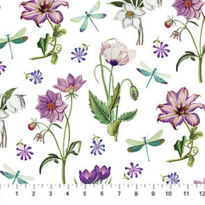 Northcott Michel Design Works FLEURS DP23940-10