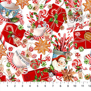 Northcott Peppermint Candy - DP24623-10